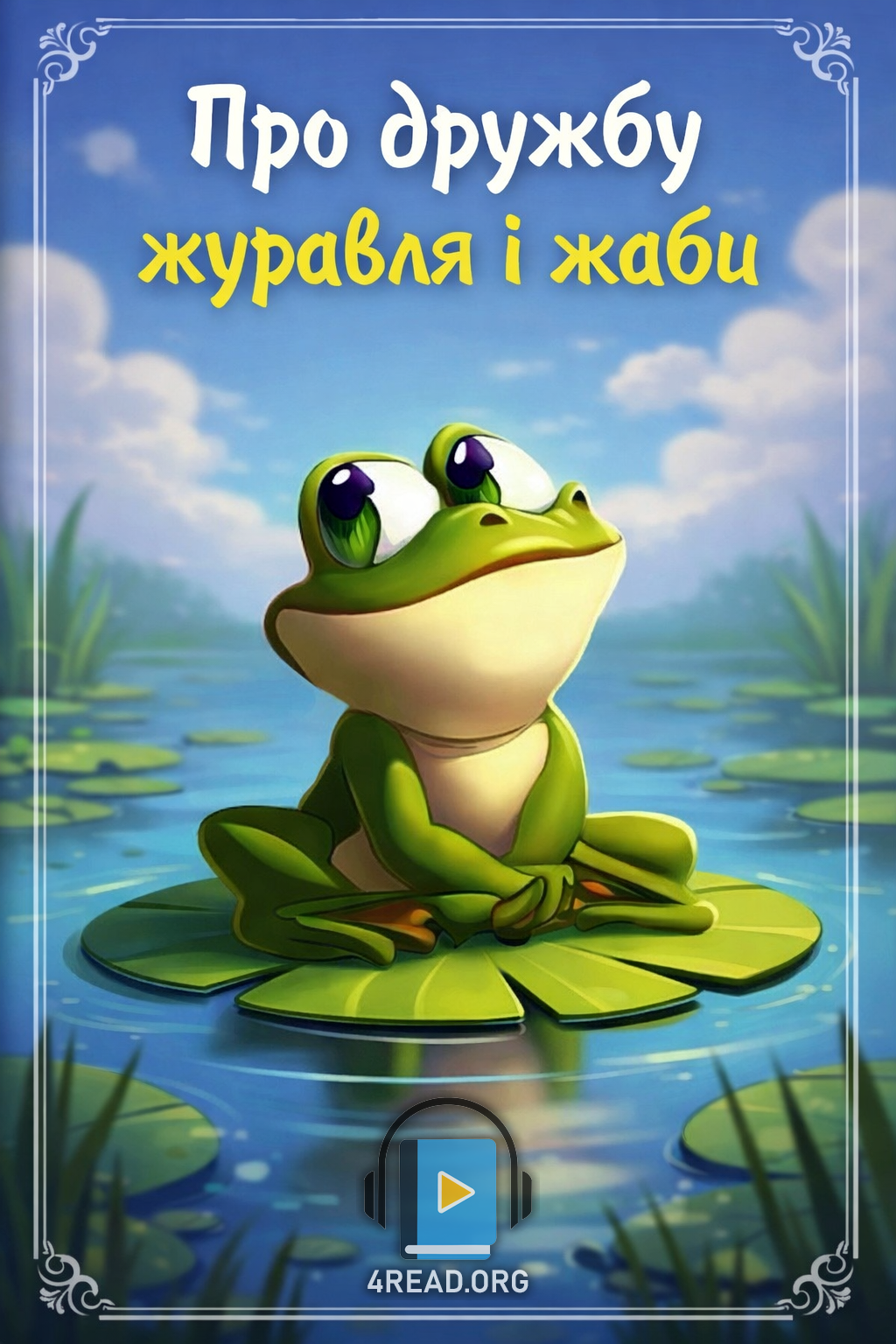 Про дружбу журавля та жаби - Азербайджанська народна казка